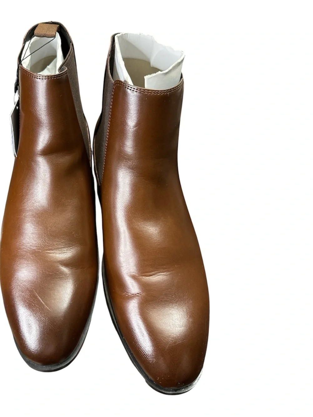 Zara Men’s Brown Leather Chukka Boots size 12 USA